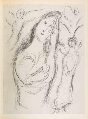 Marc Chagall, Sarah and the Angels, Héliogravure, 1960-ZCI-2032728