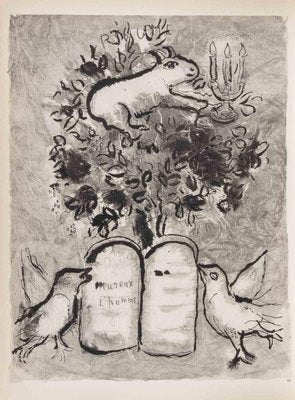 Marc Chagall, Satan Tests Job's Faith, 1960-ZCI-2018750