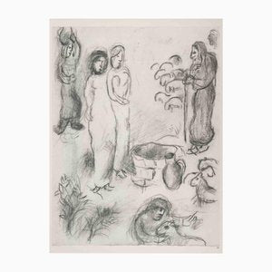 Marc Chagall, Two Girls at the Well, Héliogravure, 1960-ZCI-2032741