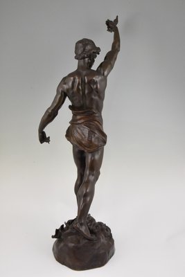 Marcel Debut, Sculpture of Aladdin and the Magic Lamp, Bronze-KTN-1318540