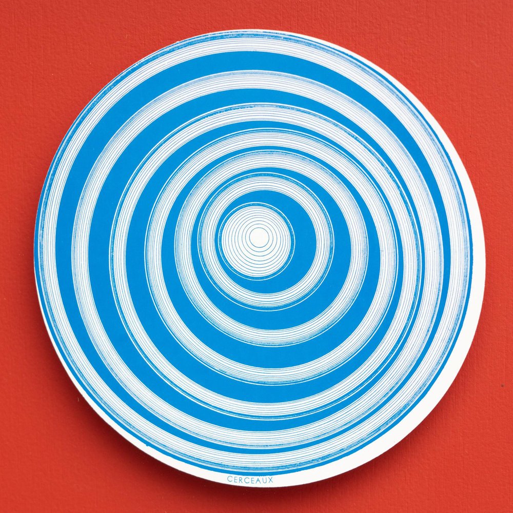 Marcel Duchamp, Cerceaux Rotorelief Konig Series 133, 1987, Paper