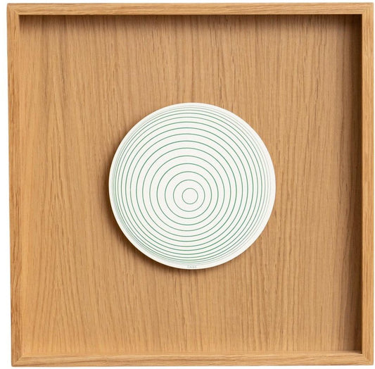 Marcel Duchamp, Green and White Cage Rotorelief from Konig Series 133, 1987, Wood