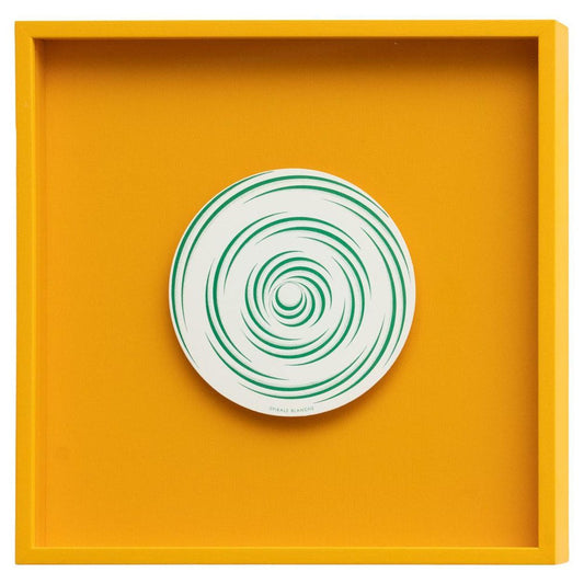 Marcel Duchamp, Spirale Blanche Rotorelief from Konig Series 133, 1987, Lithograph Disc