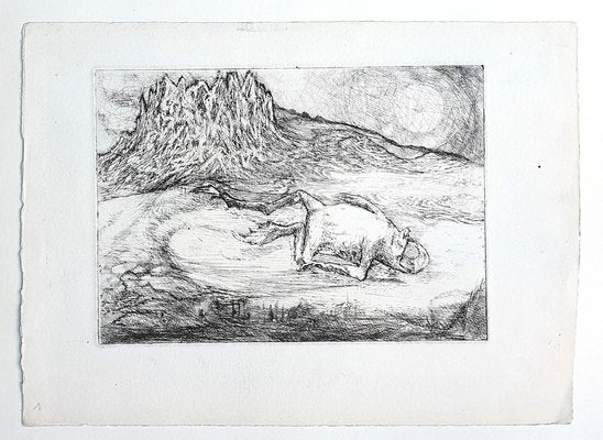 Marcel Guillard, Frog, Etching, 20th Century-ZCI-2029213