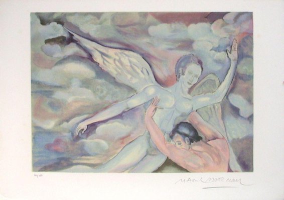 Marcel Marceau, Bip Et L'ange, 1983, Lithograph on Arches Paper-FMZ-1179837