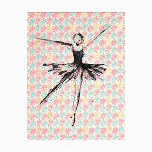 Marcela Zemanova, Ballerina III, 2021, Ink on Fine Art Paper, Framed-QNR-1095272