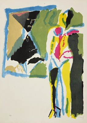 Marcello Avenali, Asymmetric Abstract Composition, Lithograph, 1060s-ZCI-846657