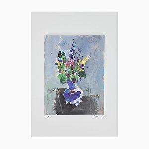 Marcello Avenali - Vase of Flowers - Original Lithograph - 1950-ZCI-872270