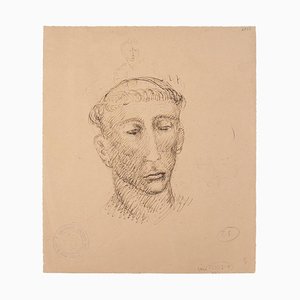 Marcello Ciampolini - Head of Man - Original Pen and Pencil on Paper - 1946-ZCI-872359