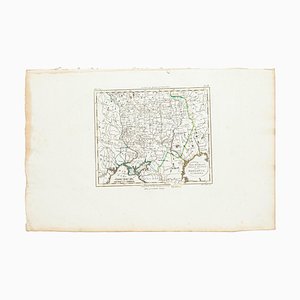 Marco Di Pietro, Map, Original Etching, 19th Century-ZCI-919269