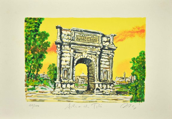 Marco Orsi - Roman Arch - Original Screen Print - 1980s-ZCI-872240