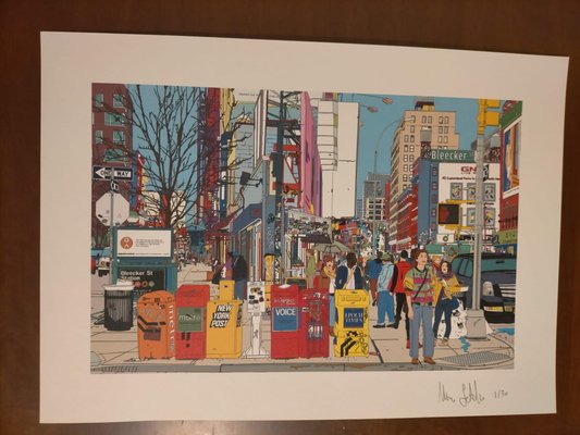 Marco Santaniello, Bleecker Street / Lafayette Nyc, 2020, Digital Print on Canvas-CHG-1196835