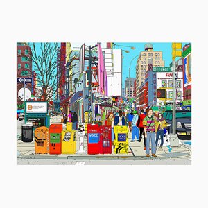 Marco Santaniello, Bleecker Street / Lafayette Nyc, 2020, Digital Print on Canvas-CHG-1196835