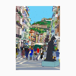 Marco Santaniello, Corso Mazzini Cosenza, 2016, Digital Print on Canvas-CHG-1196830