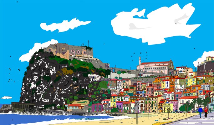 Marco Santaniello, Scilla, 2019, Digital Print on Canvas-CHG-918212