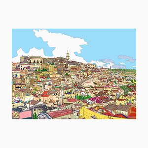 Marco Santaniello, View of Matera, 2024, Digital Art on Canvas-CHG-2037392