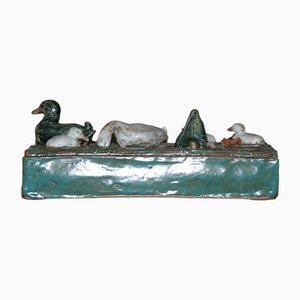 Mare Aux Canars Ceramic Box from Aixoise-TEP-1234546