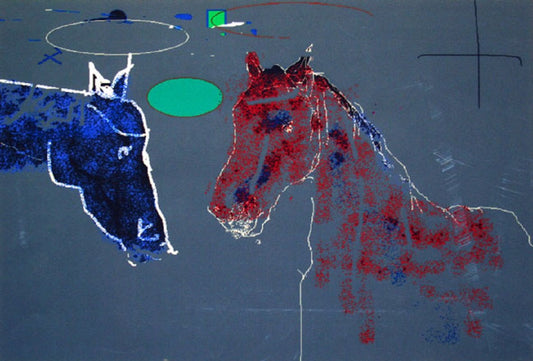 Marek Sapetto, Meeting - Horses, Digital Print, 1996