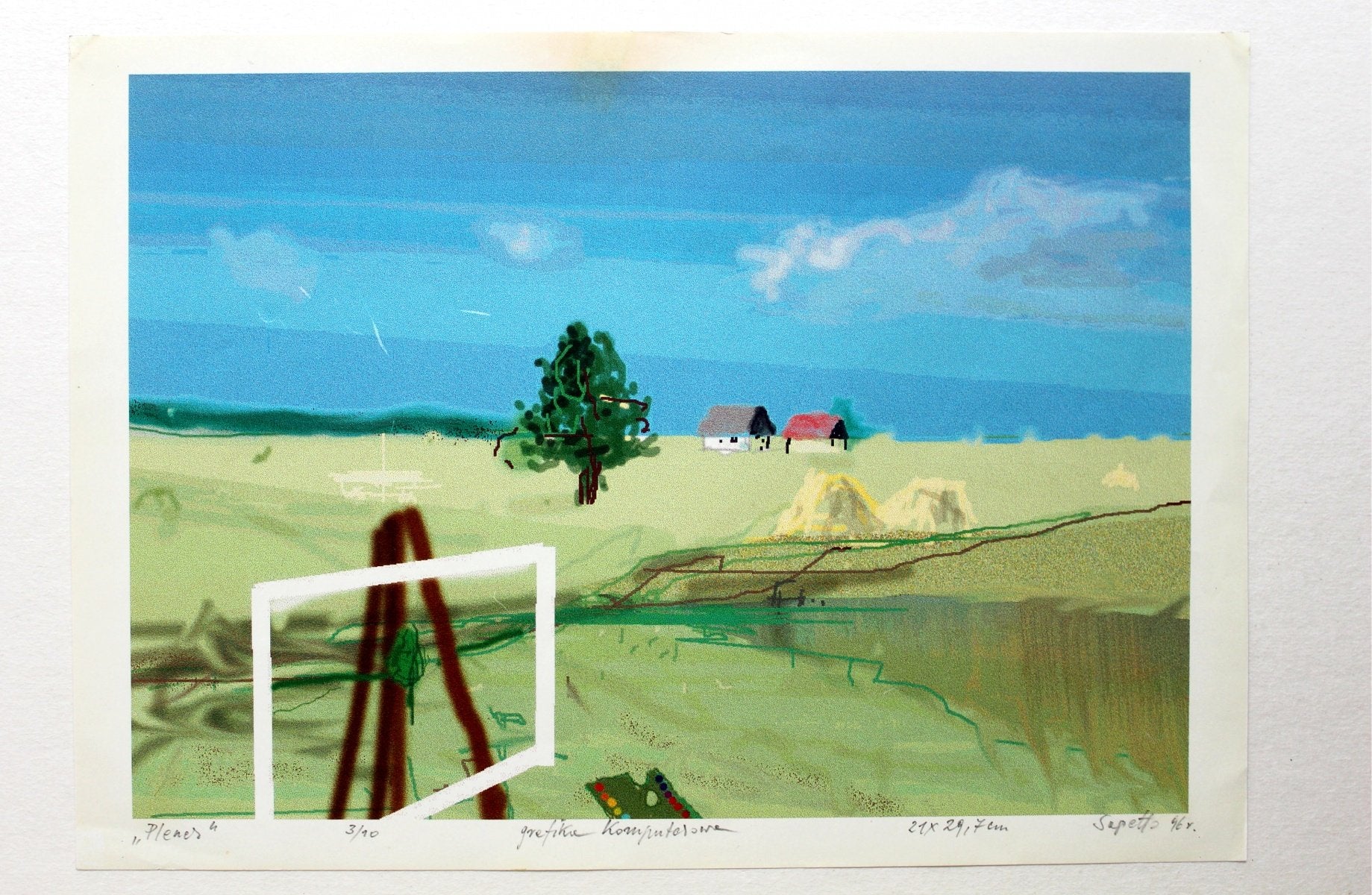 Marek Sapetto, Plein Air, Digital Print, 1996