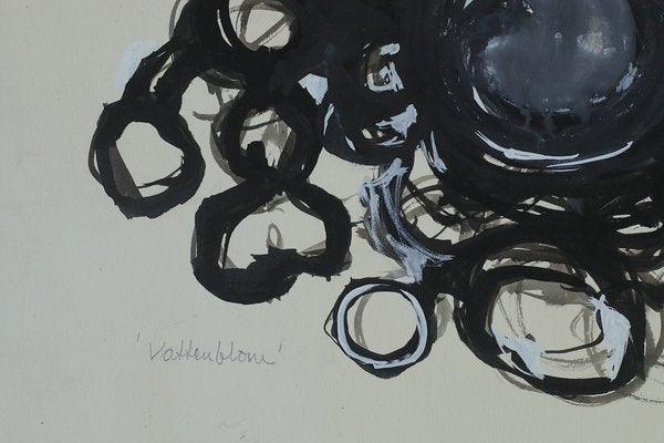 Margareta Treutiger, Vattenblom, Mixed Media on Board, 1965-ZAA-1706482