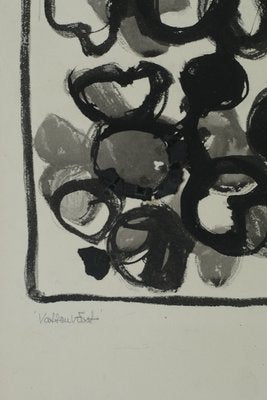 Margareta Treutiger, Vattenväxt, Mixed Media on Board, 1965-ZAA-1706483