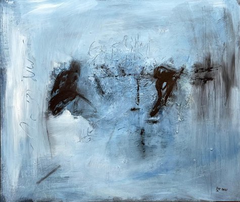 Margot Ledergerber, Abstract Composition, 2021, Acrylic on Masonite-CHG-1414073