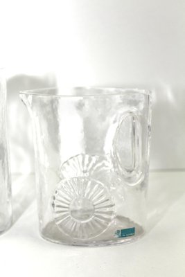 Marguerite Glass Jug Set by C. J. Riedel for Riedel, 1960s, Set of 3-ZWH-866163