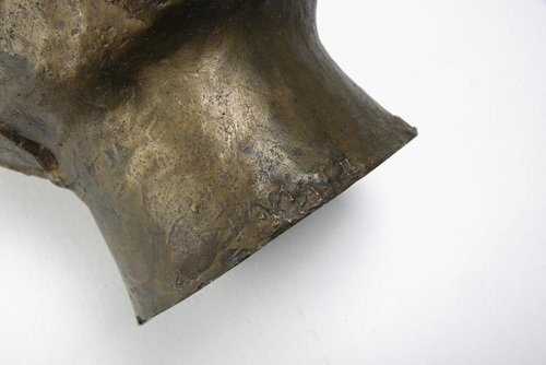 Maria Papa, Warrior Head, 1962, Bronze