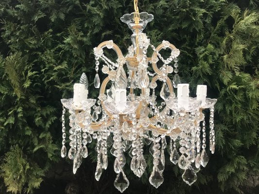 Maria Teresa Cut Crystal Chandelier, 1970s-WQQ-1155135