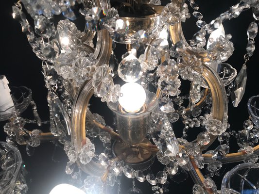 Maria Teresa Cut Crystal Chandelier, 1970s-WQQ-1155135