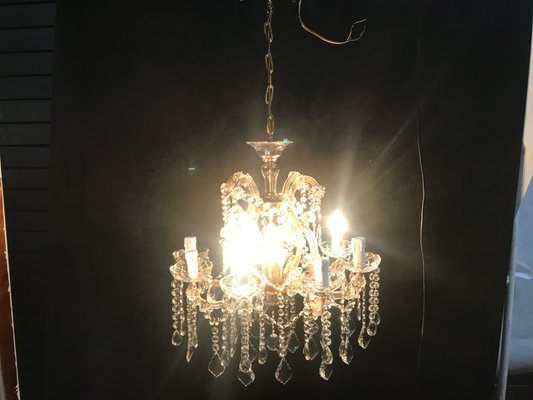 Maria Teresa Cut Crystal Chandelier, 1970s-WQQ-1155135