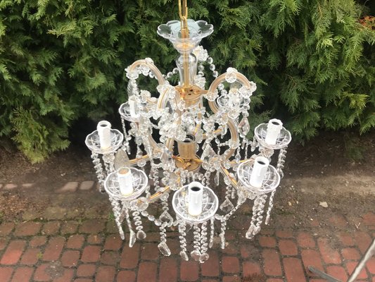 Maria Teresa Cut Crystal Chandelier, 1970s-WQQ-1155135