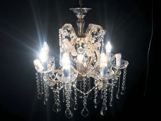 Maria Teresa Cut Crystal Chandelier, 1970s-WQQ-1155135