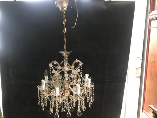 Maria Teresa Cut Crystal Chandelier, 1970s-WQQ-1155135