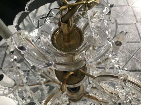 Maria Teresa Cut Crystal Chandelier, 1970s-WQQ-1155135