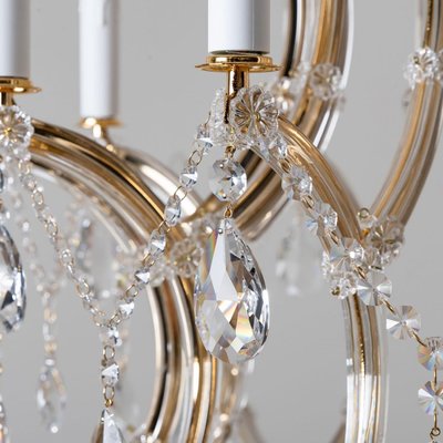 Maria Theresa Gold-Plated Swarovski Chandelier, 1950-VDW-1395271