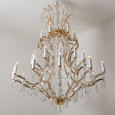 Maria Theresa Gold-Plated Swarovski Chandelier, 1950-VDW-1395271