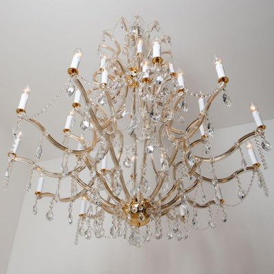 Maria Theresa Gold-Plated Swarovski Chandelier, 1950-VDW-1395271