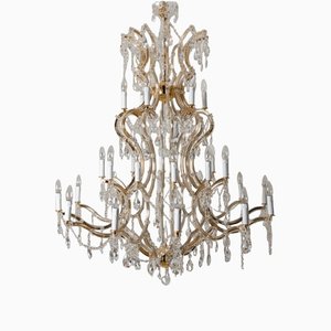 Maria Theresa Gold-Plated Swarovski Chandelier, 1950-VDW-1395271