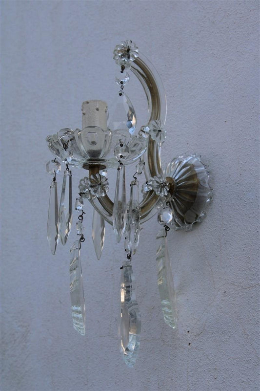 Maria Theresa Wall Lamps, Austria, 1950s, Set of 2