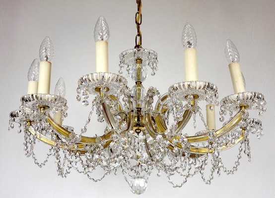 Maria Theresia Style Lead Crystal Chandelier, 1970s-NGU-1780493