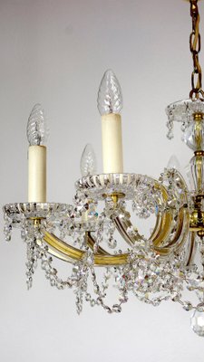 Maria Theresia Style Lead Crystal Chandelier, 1970s-NGU-1780493