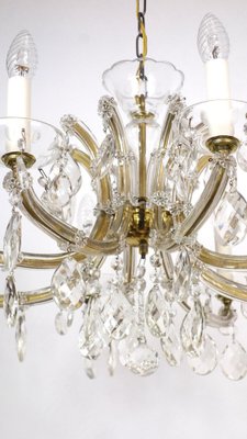 Maria Theresia Style Lead Crystal Chandelier, 1970s-NGU-1780497