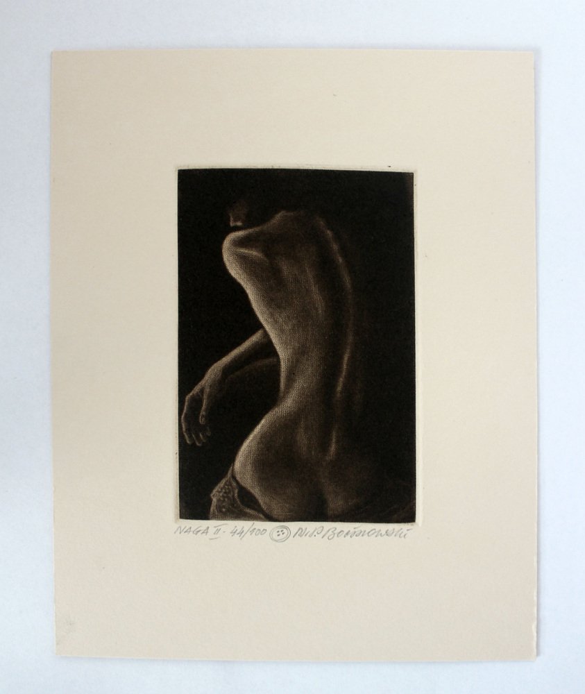 Marian Bocianowski, Nude II, Etching on Paper, 2000s