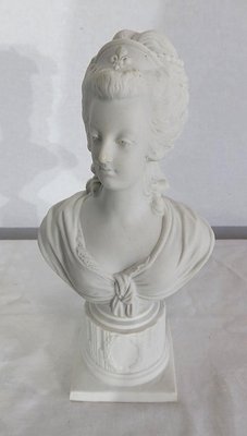 Marie Antoinette Bust in Biscuit Porcelain, 19th-Century-RVK-1147033