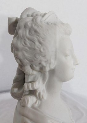 Marie Antoinette Bust in Biscuit Porcelain, 19th-Century-RVK-1147033