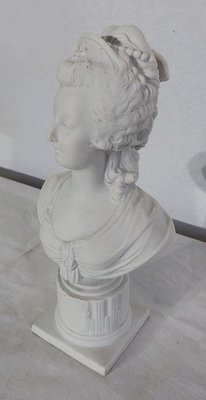 Marie Antoinette Bust in Biscuit Porcelain, 19th-Century-RVK-1147033