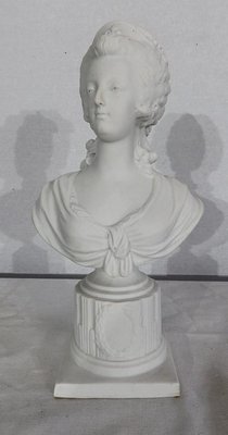 Marie Antoinette Bust in Biscuit Porcelain, 19th-Century-RVK-1147033