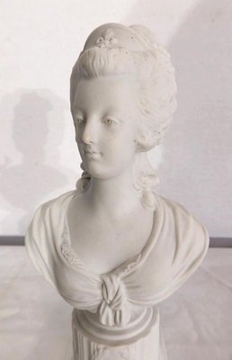 Marie Antoinette Bust in Biscuit Porcelain, 19th-Century-RVK-1147033