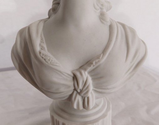 Marie Antoinette Bust in Biscuit Porcelain, 19th-Century-RVK-1147033